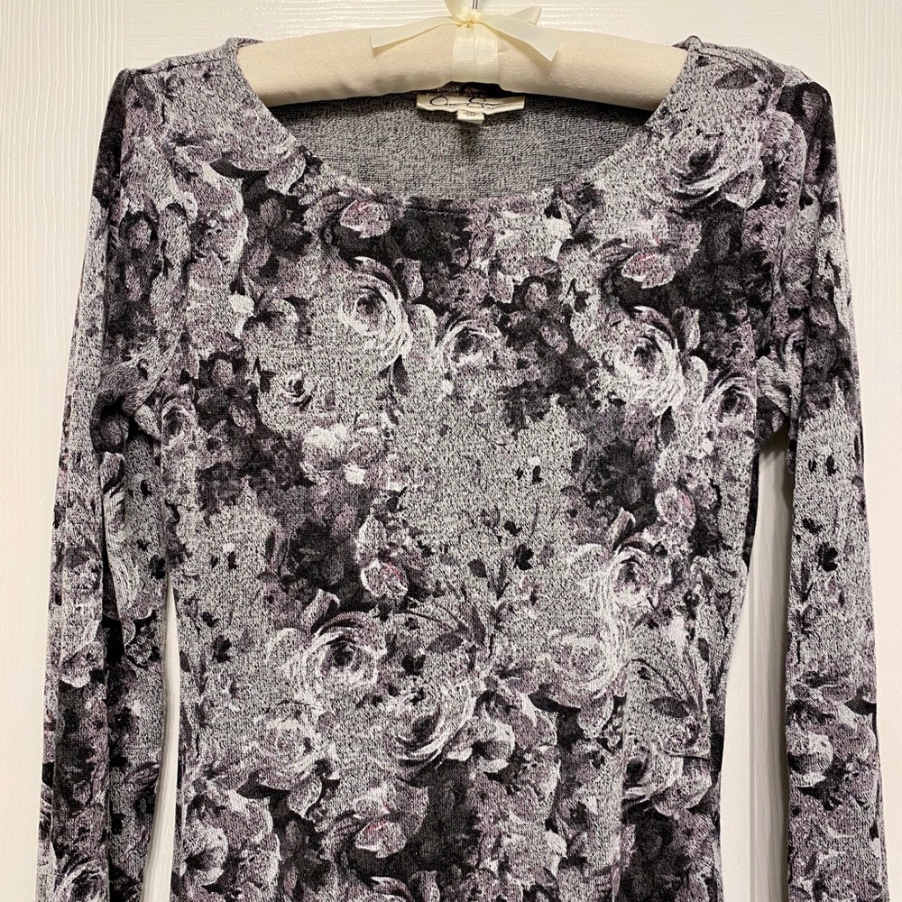 Long sleeved maternity maxi dress